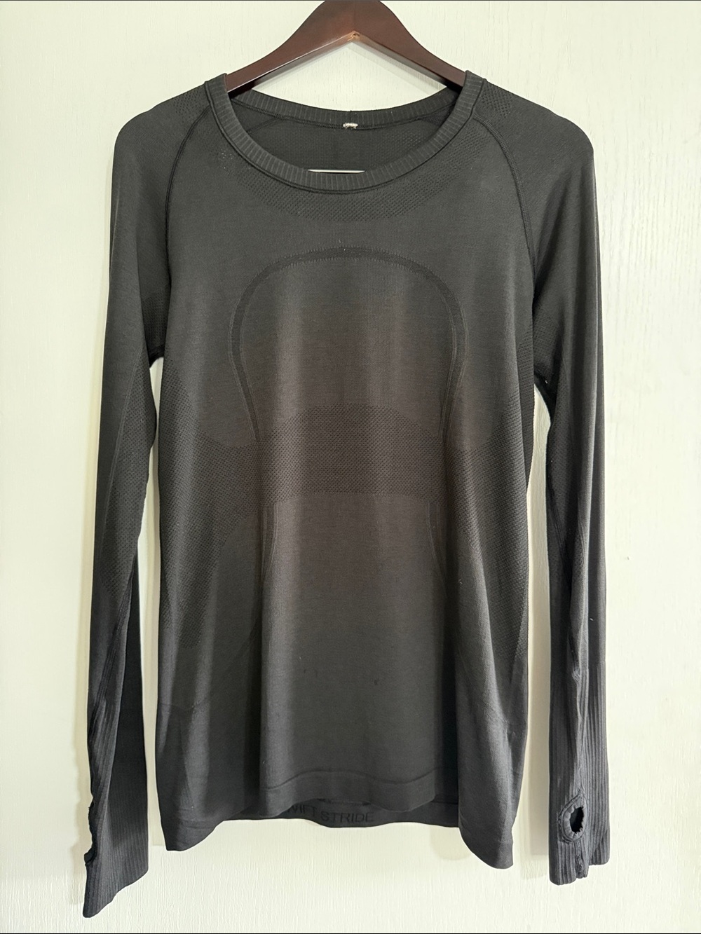 lululemon athletica Black Long Sleeve Swiftly Seamless Performance Top